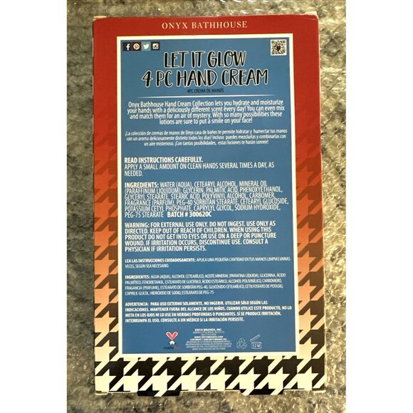 Hand Cream 4 Pieces 1 fl oz Each: Peppermint, Caramel, Apple, Vanilla NEW SEALED - Picture 7 of 7